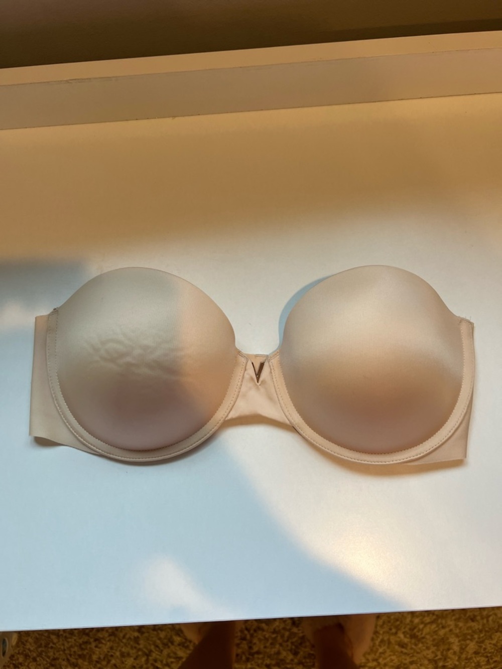 Victoria's Secret Strapless Nude Beige T-Shirt Bra